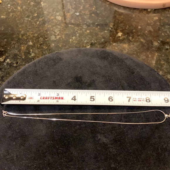 18 Karat White Gold Abstract Pendant and Chain - Picture 9 of 15